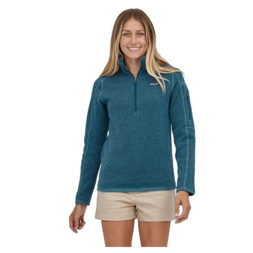 NEW Patagonia Better Sweater 1/4 Zip Pullover Fleece in Abalone Blue